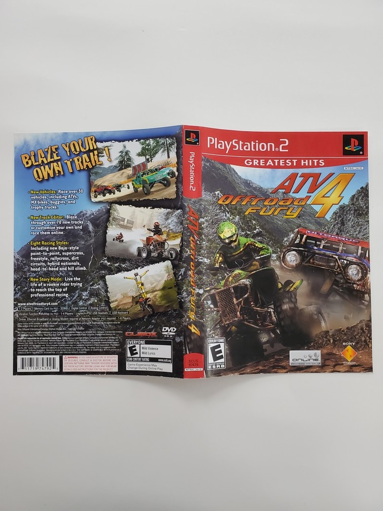 ATV: Offroad Fury 4 [Greatest Hits] (B)