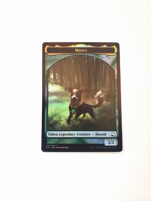 Mowu Token (001) // Mowu Token (002) - Double-Sided Token (Foil)