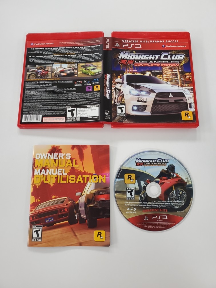 Midnight Club: Los Angeles [Complete Edition] (Greatest Hits) (CIB)