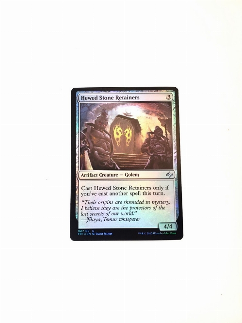 Hewed Stone Retainers (Foil)