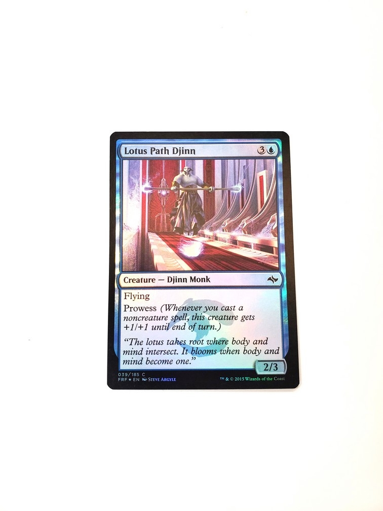 Lotus Path Djinn (Foil)