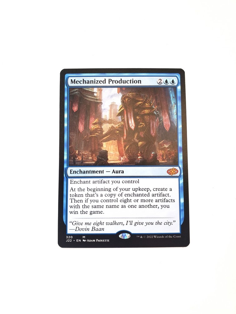 Mechanized Production