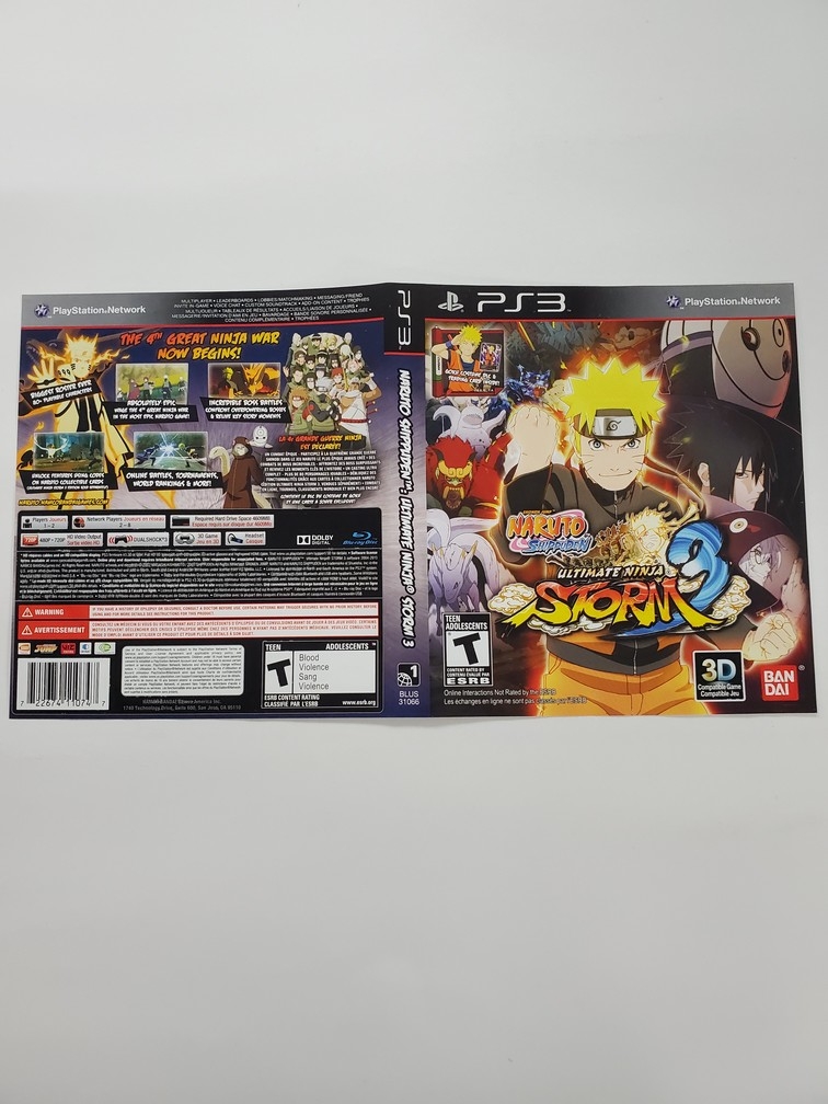 Naruto Shippuden: Ultimate Ninja Storm 3 (B)