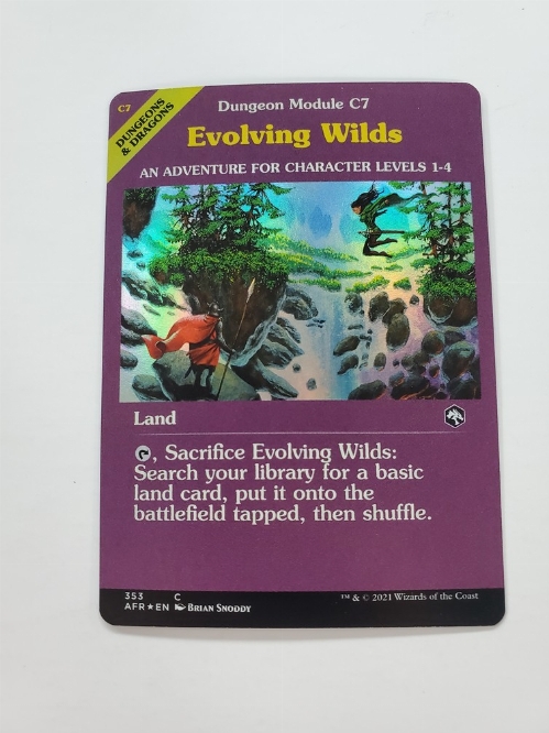 Evolving Wilds (Dungeon Module) (Foil)