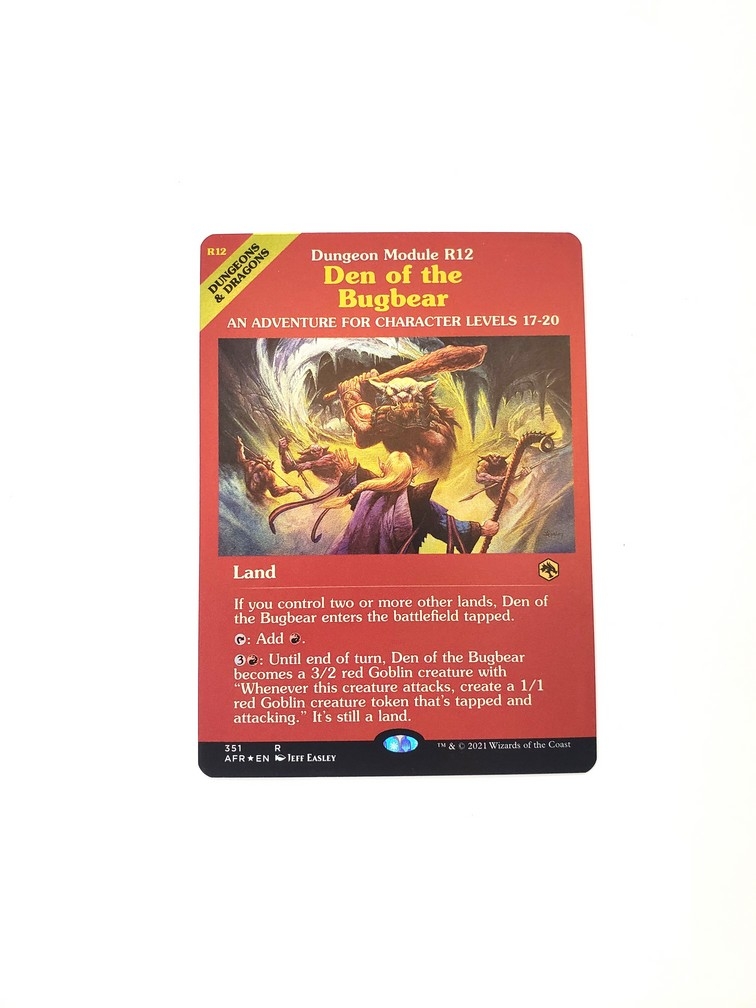 Den of the Bugbear (Dungeon Module) (Foil)