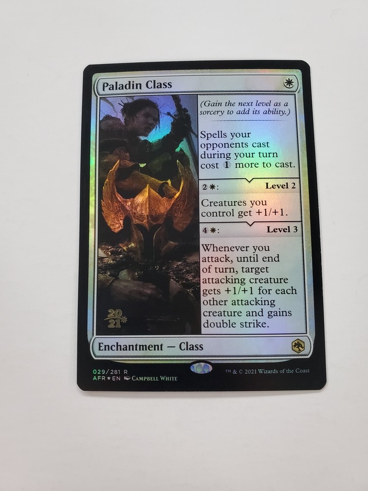 Paladin Class (Prerelease Cards) (Foil)