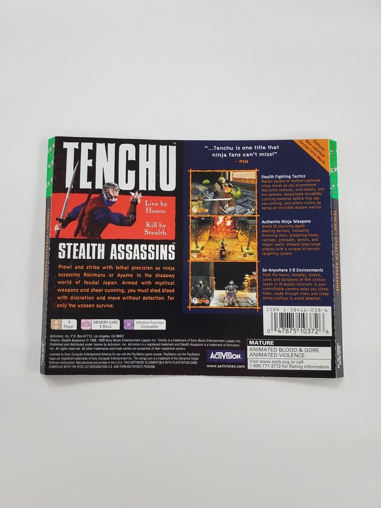 Tenchu: Stealth Assassins (Greatest Hits) (B)