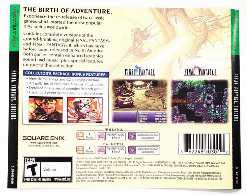 Final Fantasy: Origins (Remastered Editions) (Greatest Hits) (B)