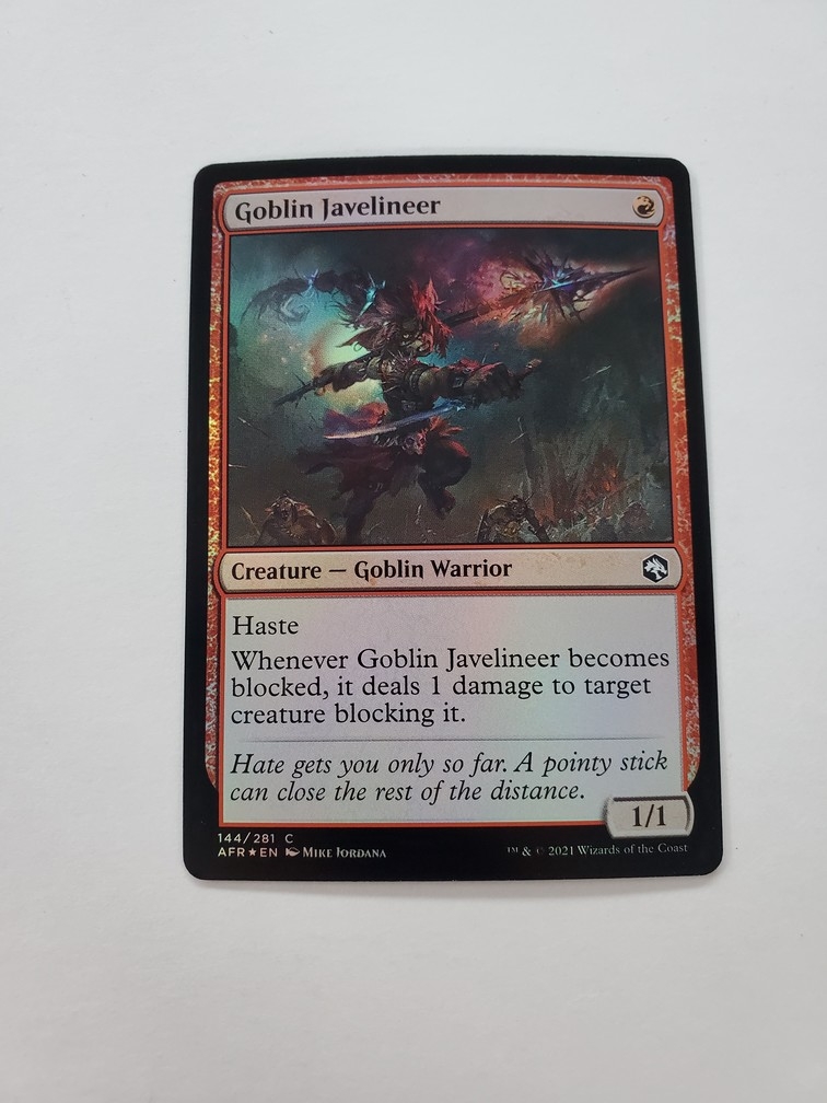 Goblin Javelineer (Foil)