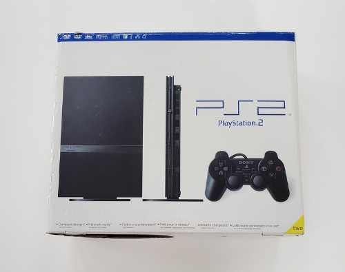 Playstation 2 Slim Black (Model SCPH-70011) (CIB)