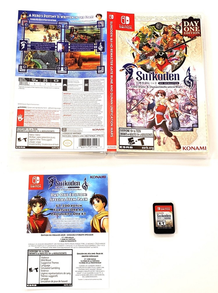 Suikoden I & II: HD Remaster [Day One Edition] (CIB)
