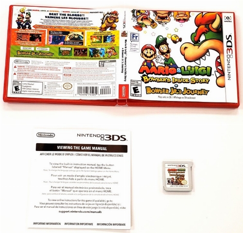 Mario & Luigi: Bowser's Inside Story + Bowser Jr's Journey (CIB)