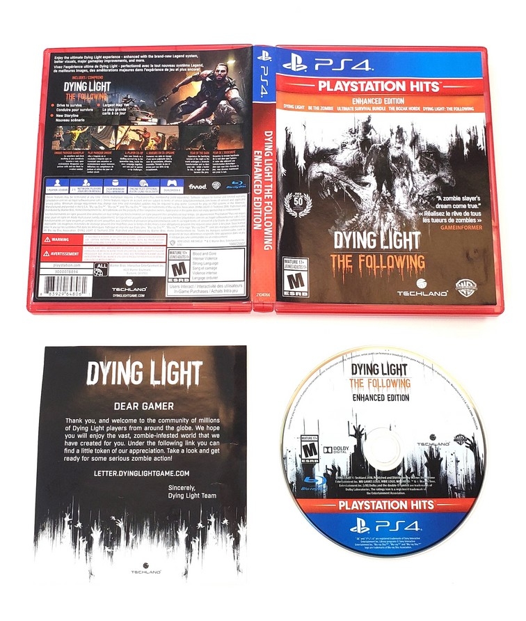 Dying Light: The Following (Enhanced Edition) (Playstation Hits) (CIB)