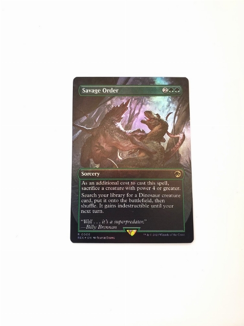 Savage Order (Borderless) (Foil)