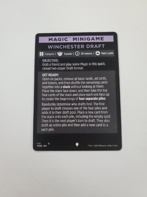Magic Minigame: Winchester Draft