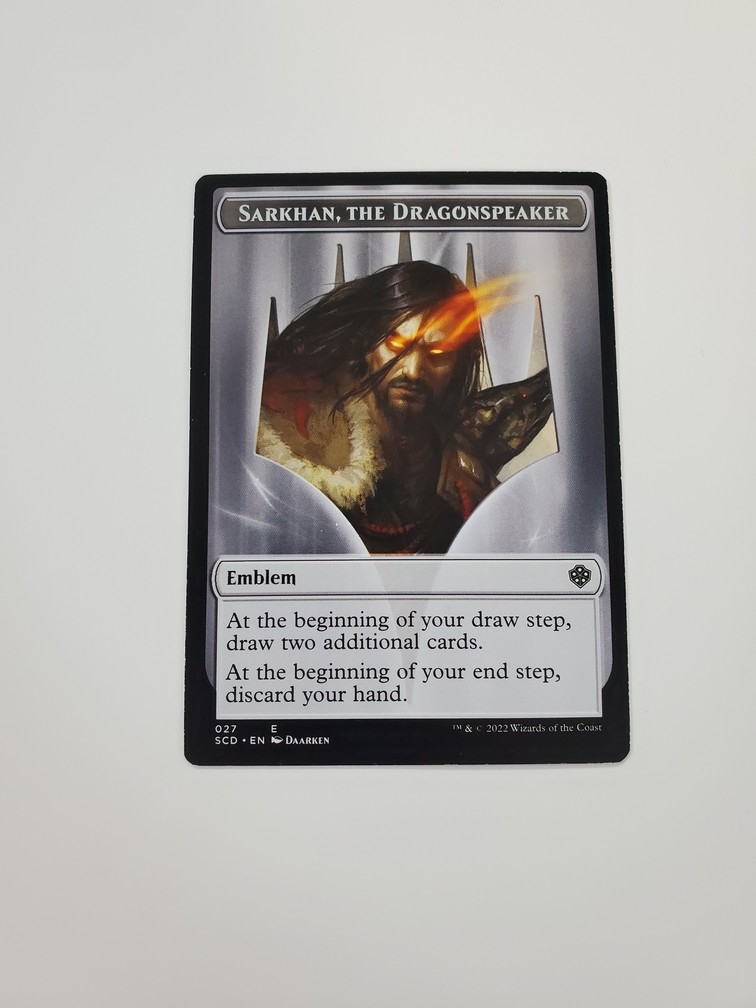 Sarkhan, the Dragonspeaker - Double-Sided Emblem