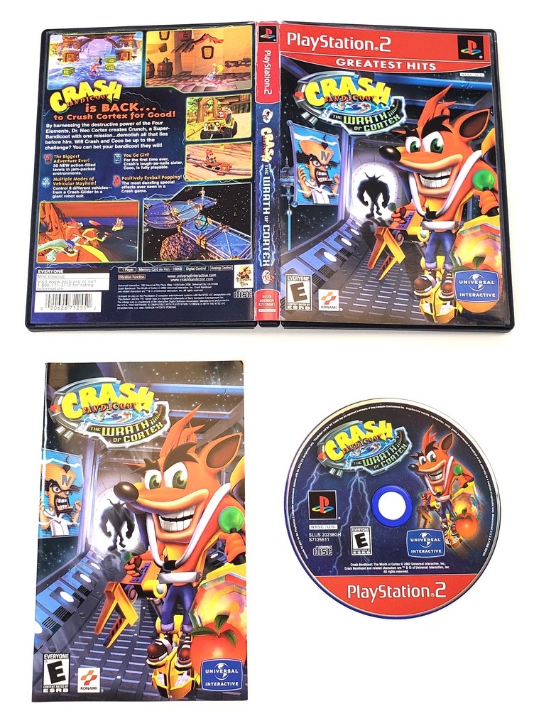 Crash Bandicoot: The Wrath of Cortex (Greatest Hits) (CIB)
