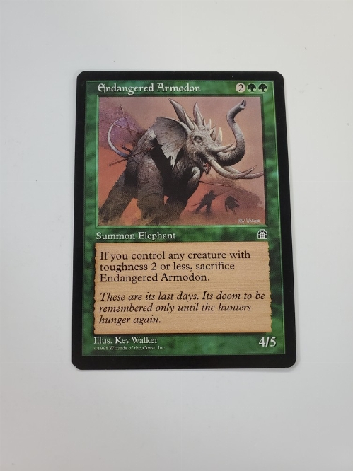 Endangered Armodon