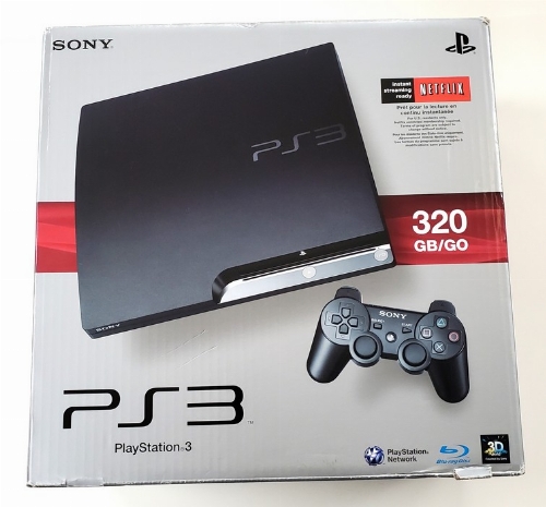 Playstation 3 Slim Black (320GB) (Model CECH-2501B) (CB)
