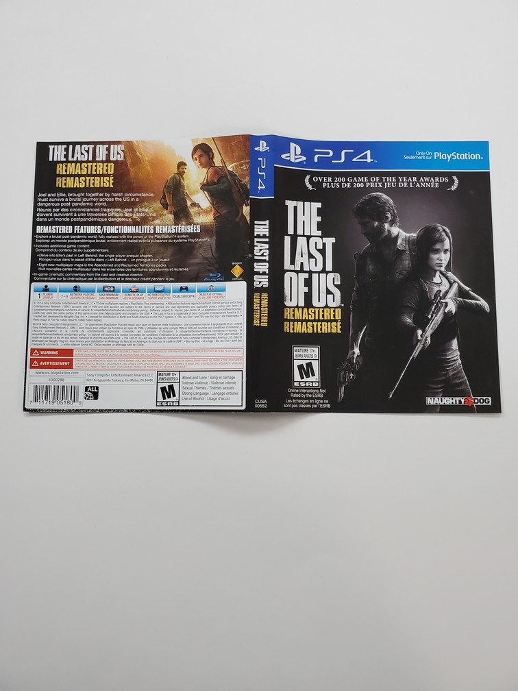 Last of Us: Remastered, The (B)