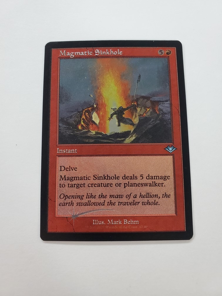 Magmatic Sinkhole (Retro Frame) (Foil Etched)
