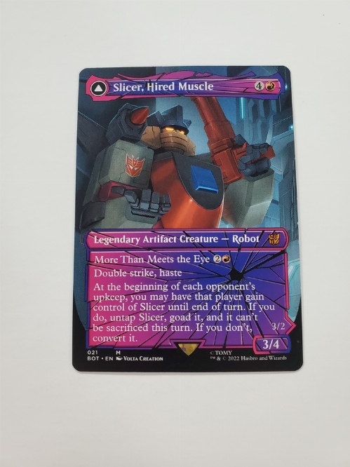 Slicer, Hired Muscle // Slicer, High-Speed Antagonist (Shattered Glass)