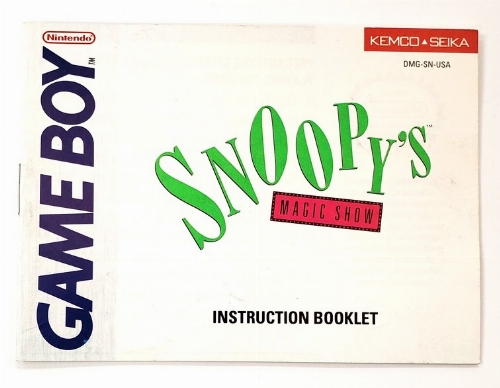 Snoopy's Magic Show (USA) (I)