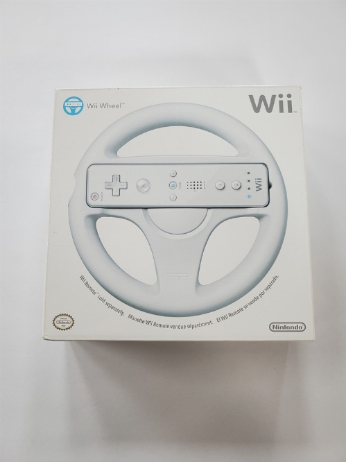 Official White Steering Wheel for Wii (NEW)