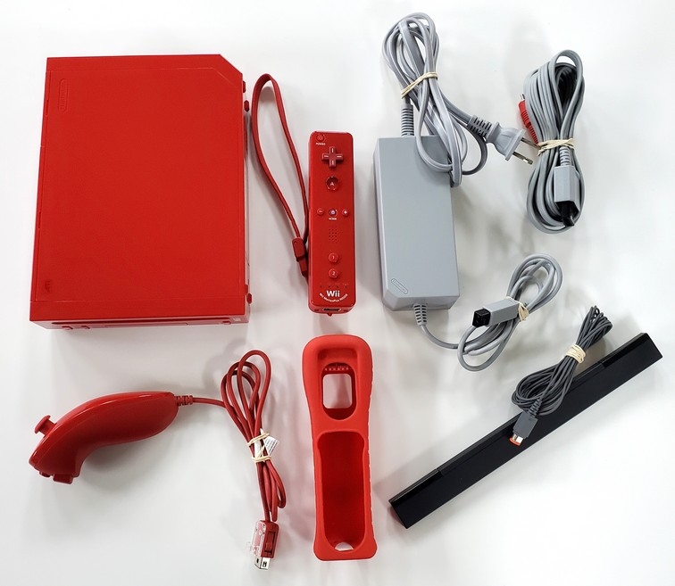 Nintendo Wii Red (Model RVL-001 USA)