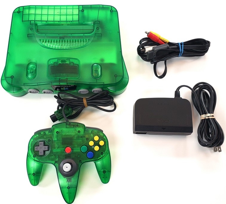 Nintendo 64 Funtastic Jungle Green (Model NUS-001)