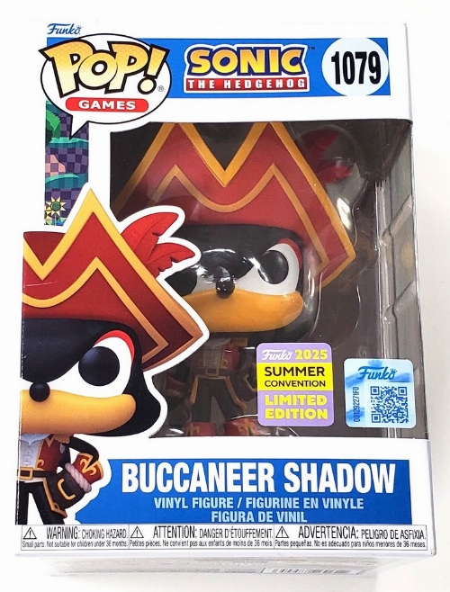 Sonic: The Hedgehog - Buccaneer Shadow (2025 Summer Convention Limited Edition) #1079 (NEW)