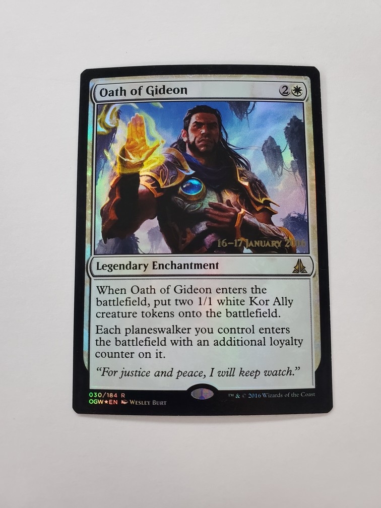 Oath of Gideon (Prerelease Cards) (Foil)
