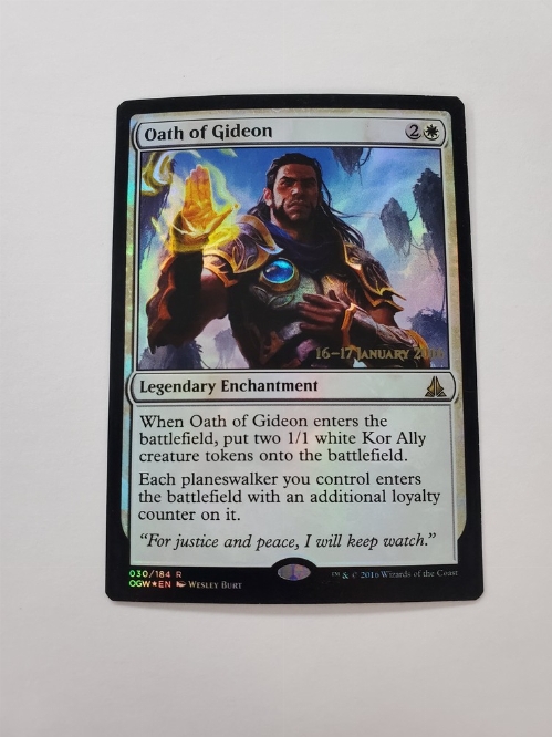 Oath of Gideon (Prerelease Cards) (Foil)