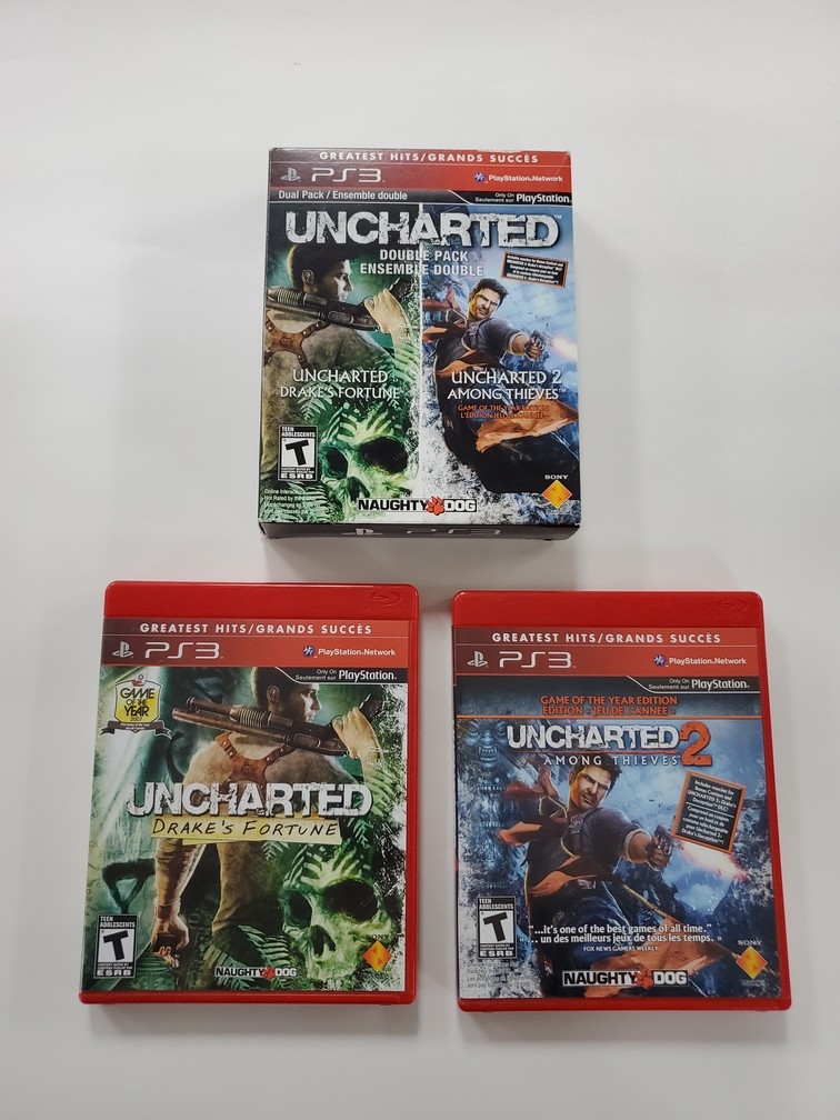 Uncharted & Uncharted 2 (Greatest Hits) [Dual Pack] (CIB)