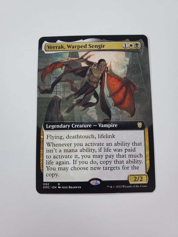 Verrak, Warped Sengir (Extended Art)