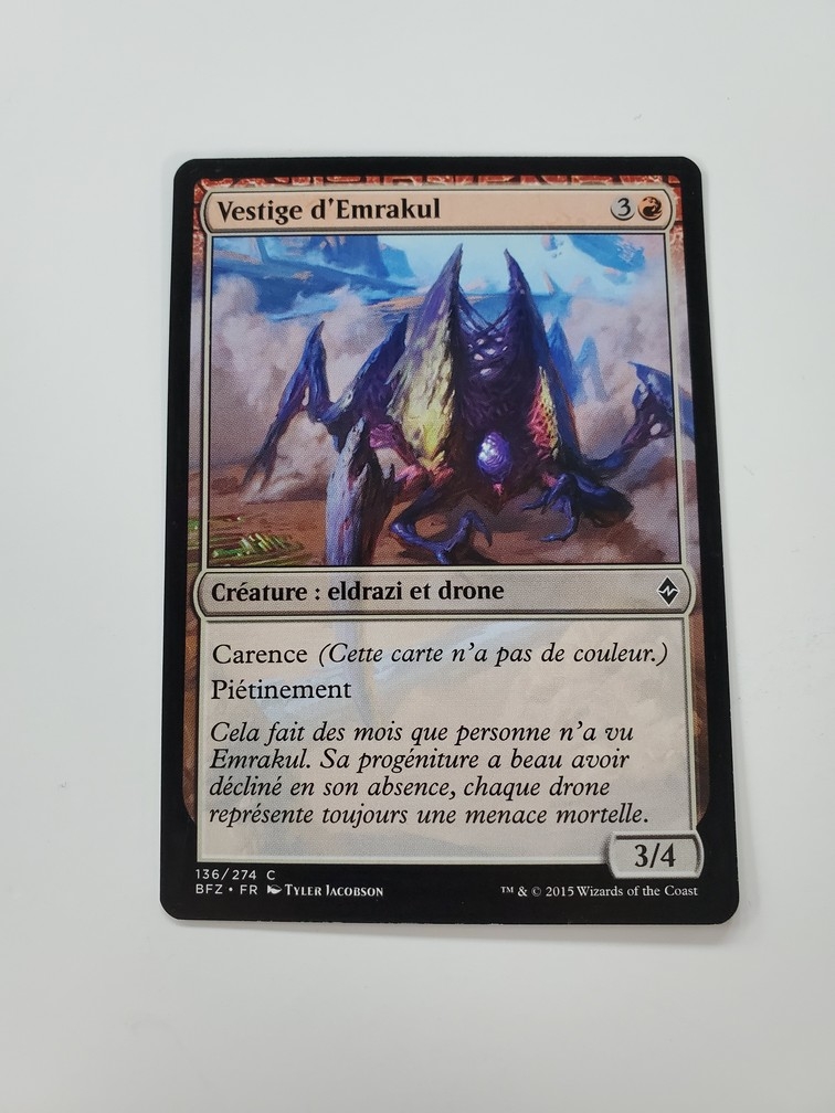 Vestige of Emrakul (Francaise)