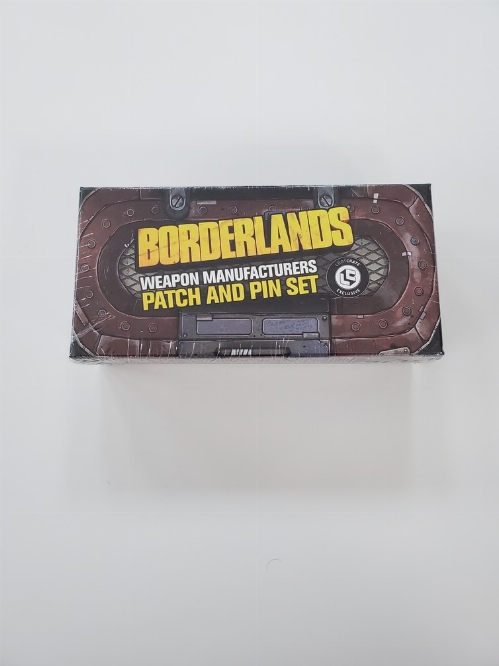 Borderlands: Weapon Manufacturers Patch & Pin Set (NEW)