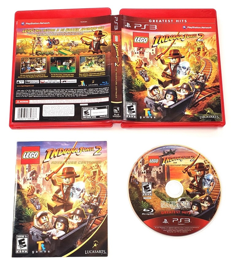 LEGO Indiana Jones 2: The Adventure Continues (Greatest Hits) (CIB)