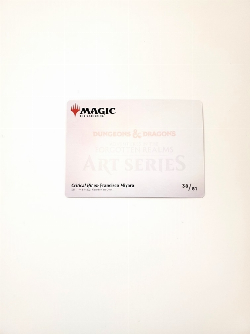 Critical Hit - Art Card (Gold-Stamped Signature)