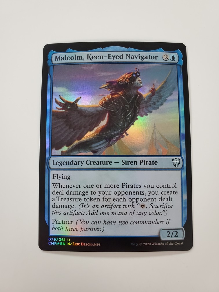 Malcolm, Keen-Eyed Navigator (Foil)