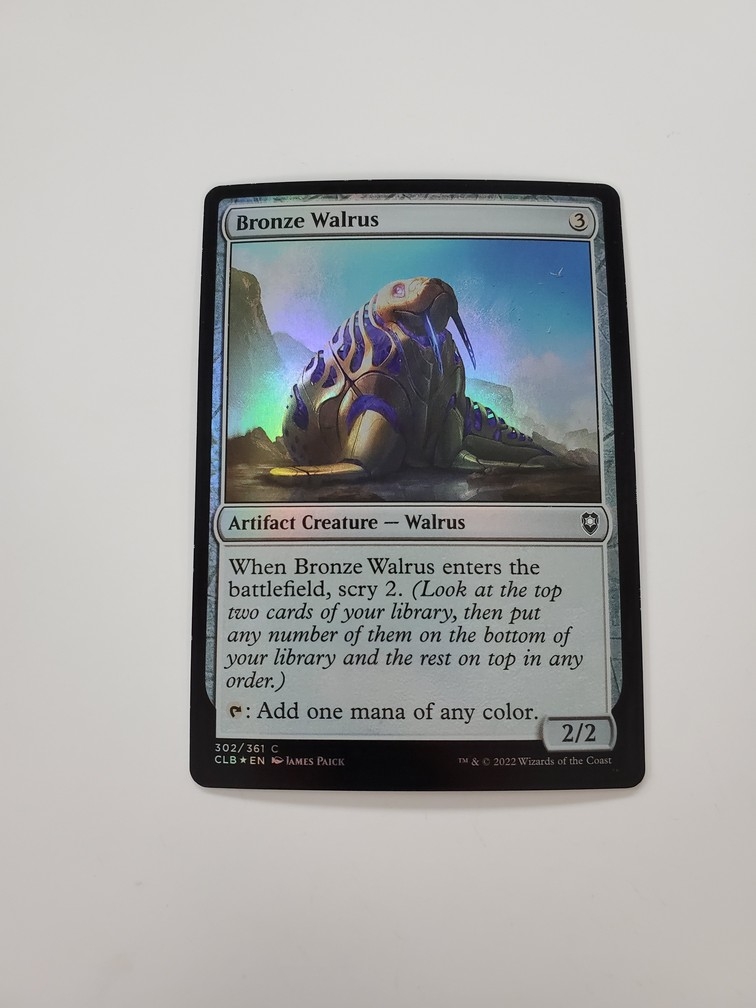 Bronze Walrus (Foil)