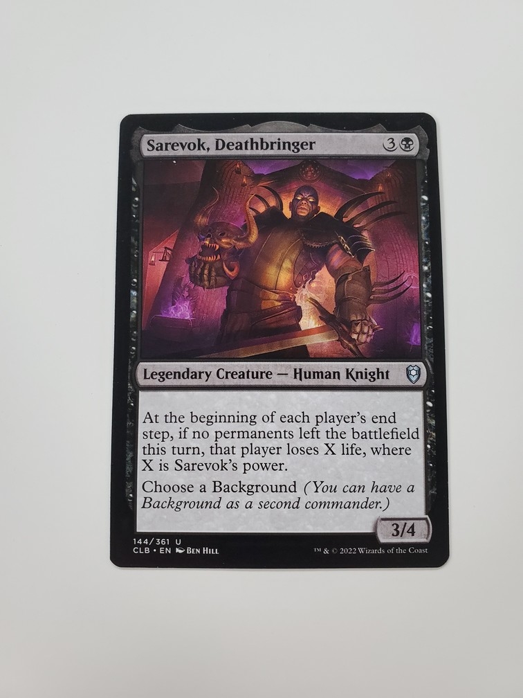 Sarevok, Deathbringer