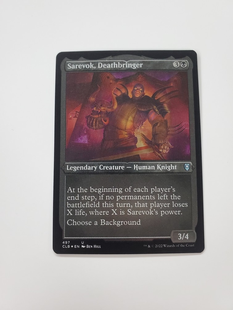 Sarevok, Deathbringer (Foil Etched)