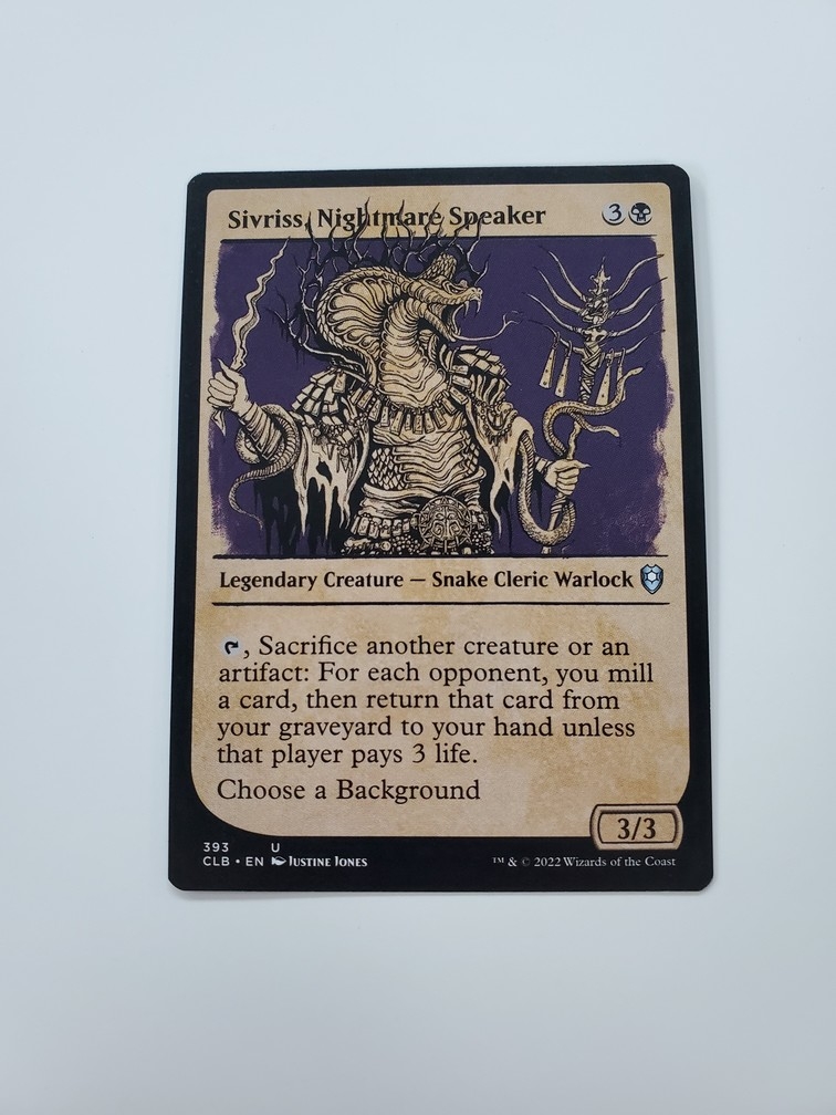 Sivriss, Nightmare Speaker (Showcase)