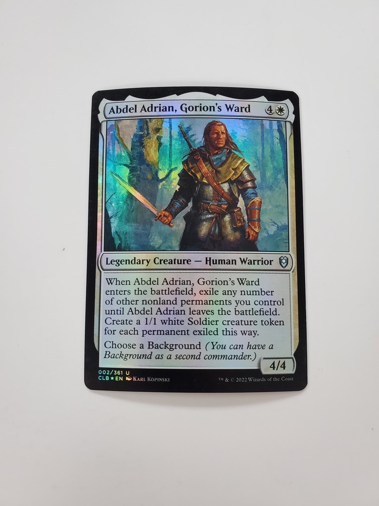 Abdel Adrian, Gorion's Ward (Foil)