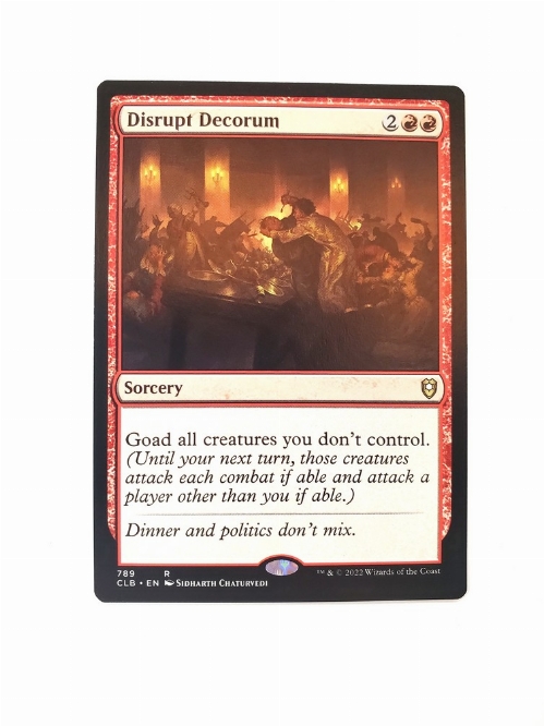 Disrupt Decorum