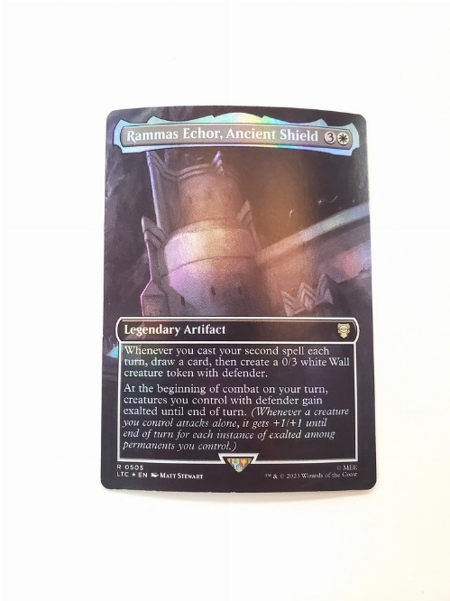 Rammas Echor, Ancient Shield (Borderless) (Foil)