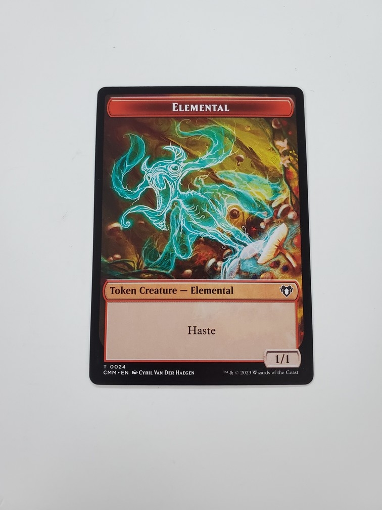 Elemental // Dragon - Double-Sided Token