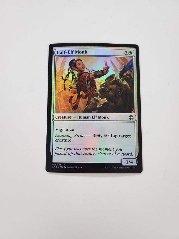 Half-Elf Monk (Foil)