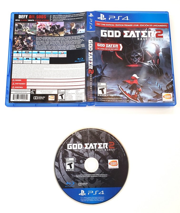 God Eater 2: Rage Burst (Day One Edition) (CIB)